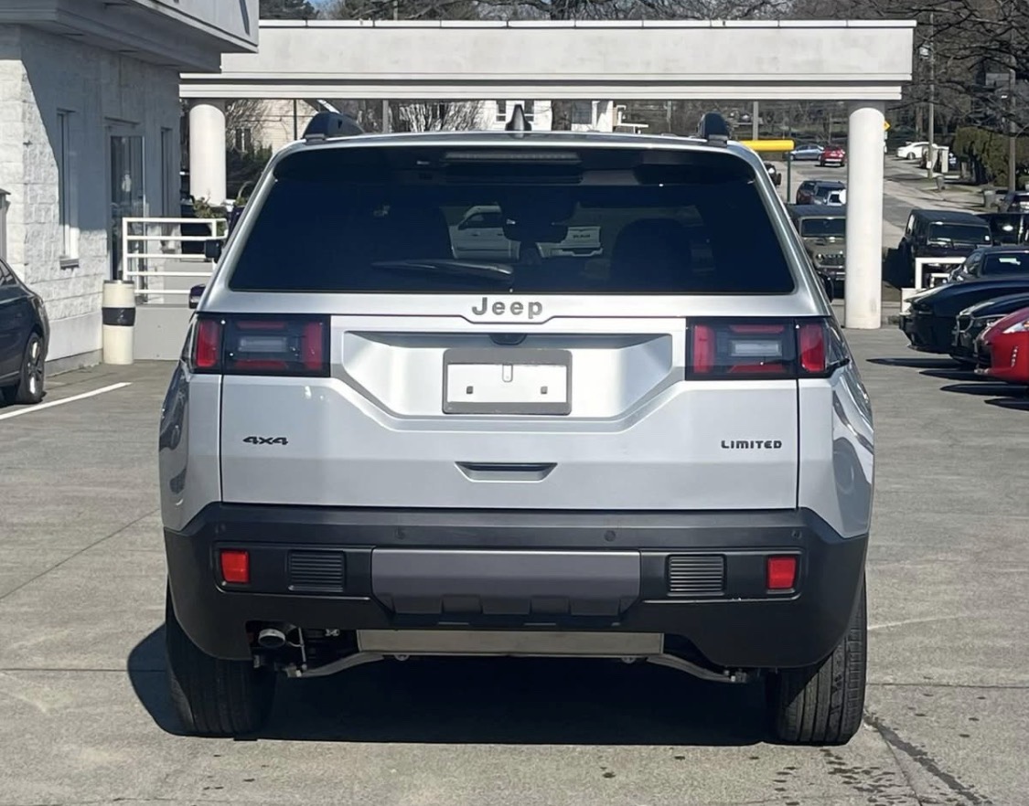 2026 Jeep Cherokee Limited silver rear view