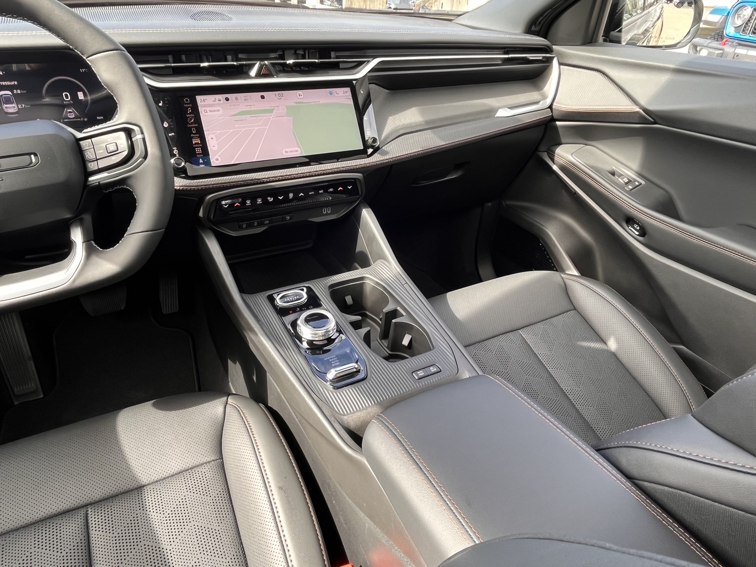 2026 Jeep Cherokee Overland front interior